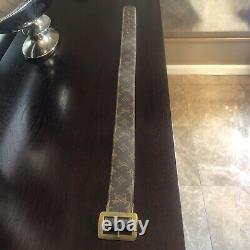 Louis Vuitton By French Company For Saks Fifth Avenue vintage monogram belt 28