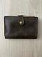 Louis Vuitton French Kisslock Clasp Monogram Leather Vintage Brown Wallet 1