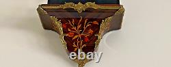 Louis XIV Style inlaid French Marquetry Wall Shelf