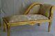 Louis Xv Bench French Style Chair Vintage Furniture Gold And White