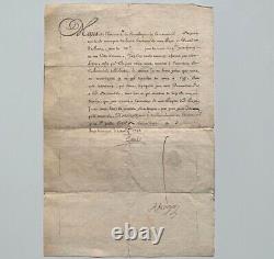 Louis XV Document Signed Louis 1753