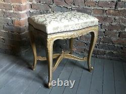 Louis XV foot stool antique circa 1920