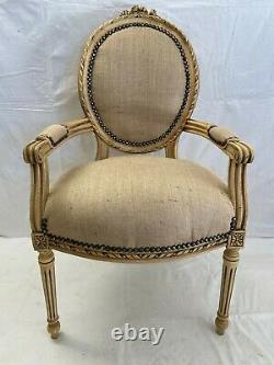 Louis XVI Arm Chair French Style Chair Vintage Furniture