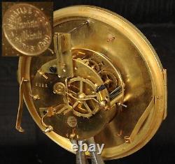 Louis XVI Ormolu and Bronze Antique French Cartel Wall Clock