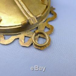 Louis XVI Round Frame / French Gilded Bronze Ormolu Photo Picture