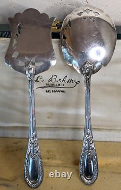 Lovely French Antique Sterling Silver Candies Serving Set
