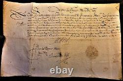 MARIE DE MEDICI QUEEN OF FRANCE AUTOGRAPH wife of Henri IV mother of Louis XIII