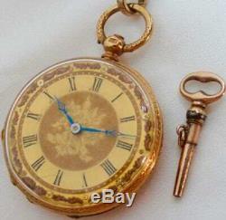 MUSEUM Audemars Freres 18k Gold&Enamel watch for French Court of Louis Philippe