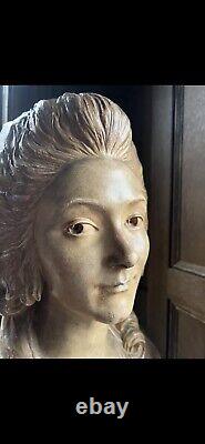 Madame La Princesse Lamballe Antique French Bust, 19th century