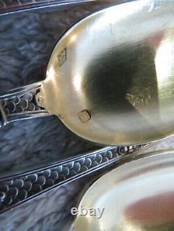 Magnificent French 950 & 800 silver 13p tea set Louis XVI set Fouquet Lapar