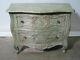 Minton Spidell Louis Xv Distressed French Provincial Style 2 Drawer Stand Mint