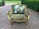 New Moss Green French Louis Xvi Style Easy Chair Loveseat Worldwide Shipping