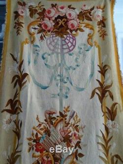 Number 2. Aubusson Tapestry French Nineteenth Floral Decor Louis XVI Music