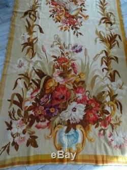 Number 2. Aubusson Tapestry French Nineteenth Floral Decor Louis XVI Music