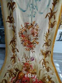 Number 2. Aubusson Tapestry French Nineteenth Floral Decor Louis XVI Music