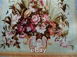 Number one. Aubusson Tapestry French Nineteenth Floral Decor Louis XVI Music