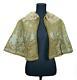 Original 18th Century 1750's Louis Xv French Embroidered Ladie's Capelet / Cape