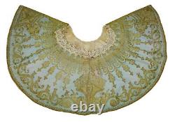 ORIGINAL 18TH CENTURY 1750's LOUIS XV FRENCH EMBROIDERED LADIE'S CAPELET / CAPE