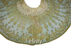 ORIGINAL 18TH CENTURY 1750's LOUIS XV FRENCH EMBROIDERED LADIE'S CAPELET / CAPE