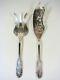 Old French Louis Xvi Carved Silver Plated Cailar Bayard Fish Serving Set Marks