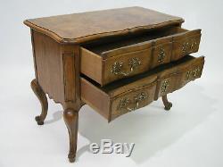 PAIR of Baker Furniture Country French Louis XV Style Oak Nightstands