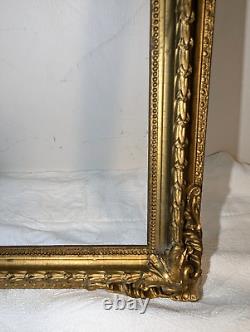 Pair Gorgeous Antique Gold Gilt Louis French Baroque Wood Frames Ea Fits 10x12