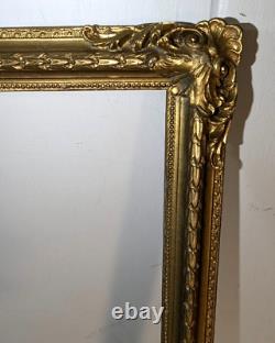 Pair Gorgeous Antique Gold Gilt Louis French Baroque Wood Frames Ea Fits 10x12