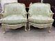 Pair Of Baker Furniture French Louis Xv Style Bergere Chairs