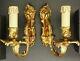Pair Of Sconces Stamped, Louis Xv Style, Era 19th Bronze French Antique