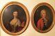 Pair Of Antique French Oil On Canvas Portraits. Louis Hersent