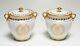Pair Of Antique Sevres Sugar Pots From The Royal Service Of Louis Phillippe I
