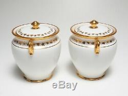 Pair of Antique Sevres Sugar Pots from the Royal Service of Louis Phillippe I
