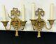 Pair Of French Louis Xv Style Wall Sconces Bow And Tassel