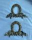 Pair Of French Gilt Bronze Antique Furniture Frame Ornaments Louis Seize