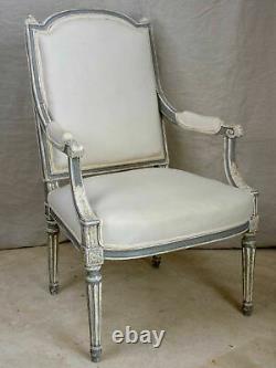Pair of antique French Louis XVI armchairs