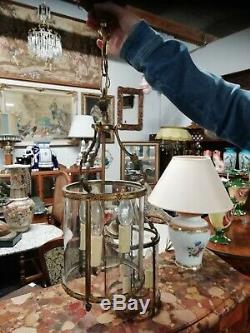 Pair of antique French lanterns in Louis XVI style