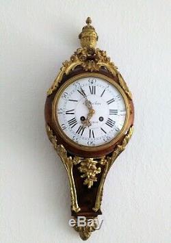 Planchon à Paris French cartel wall clock Louis XVI style Japy around 1880