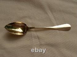 Puiforcat, Antique French Gilded Sterling Silver Coffee Spoons, Set Of 12