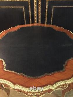 Q'Antique French Salon Table IN Antique Louis XV Style Des 20. Jh Bronze