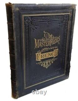 RARE Louis Viardot Masterpeices Of French Art Vol. 1 Antique Book 1883 Leather