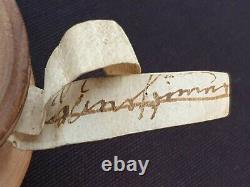 RARE Royal French Wax Seal Box Royalty Nobility Document King Louis XVI France