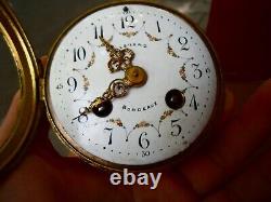 Rare Antique Movement /Japy Freres/ For French Louis 16 Style Portico Clock 19c