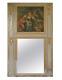 Rare French Louis Xvi Period Trumeau Mirror Circa 1760 Romantic Oil Painting