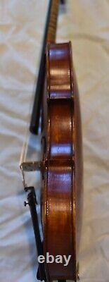 Rare fine French solo violin Louis Collenot, 1900, Poirson bow, Certificate Rampal