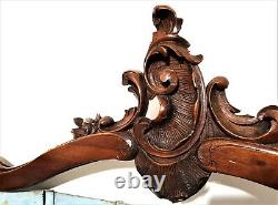 Rococo Shell louis XV wood carving pediment Antique french architectural salvage