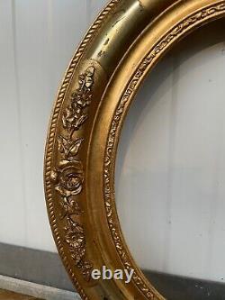 SALE! Stunning Antique French Gilt Oval Louis xv Picture / Photo Frame