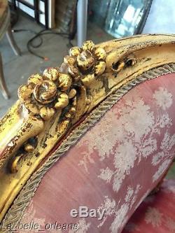 SET OF FRENCH LOUIS XV STYLE GILDED ARMCHAIRS. MUST SEE. L@@k