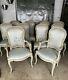 Stunning Early 1900s Set Of 10 Dining Chairs French Louis Xv Style. Must See
