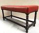 Small Antique French Louis Xiii Style Bench 19th Century Furniture Woodwork
