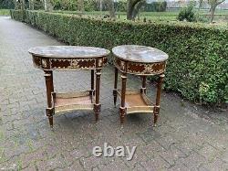 Two Amazing Side Tables in French Louis XVI style worldwide shipping